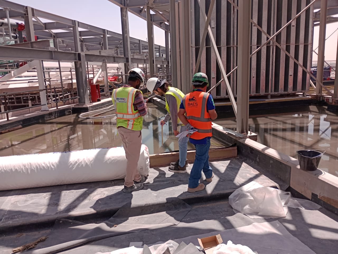 EPDM Waterproofing for Roof -Leak Test in progress-2